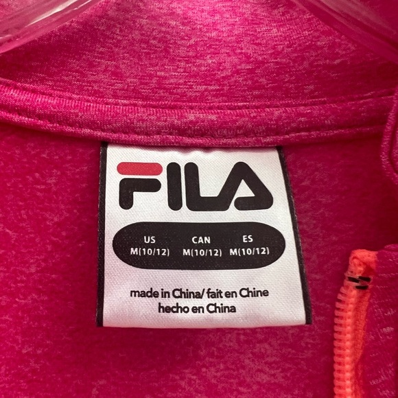 NWOT Fila Pink Girl’s Jacket - Picture 6 of 6